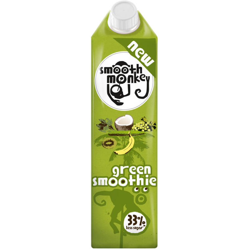Een afbeelding van Smooth monkey Green smoothie