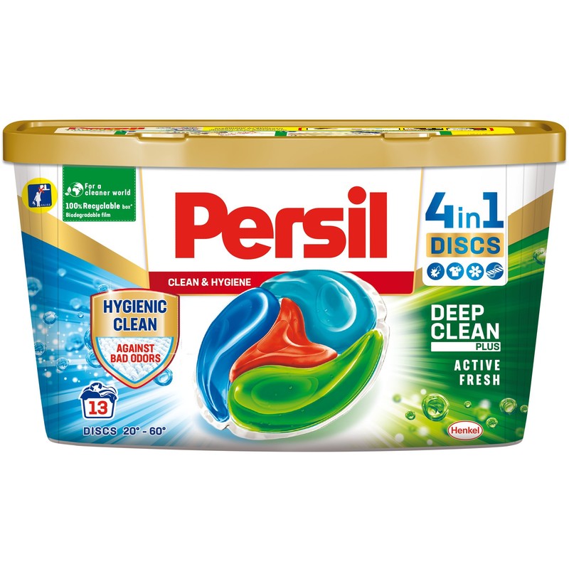 Een afbeelding van Persil Discs 4in1 wasmiddel capsules hygine