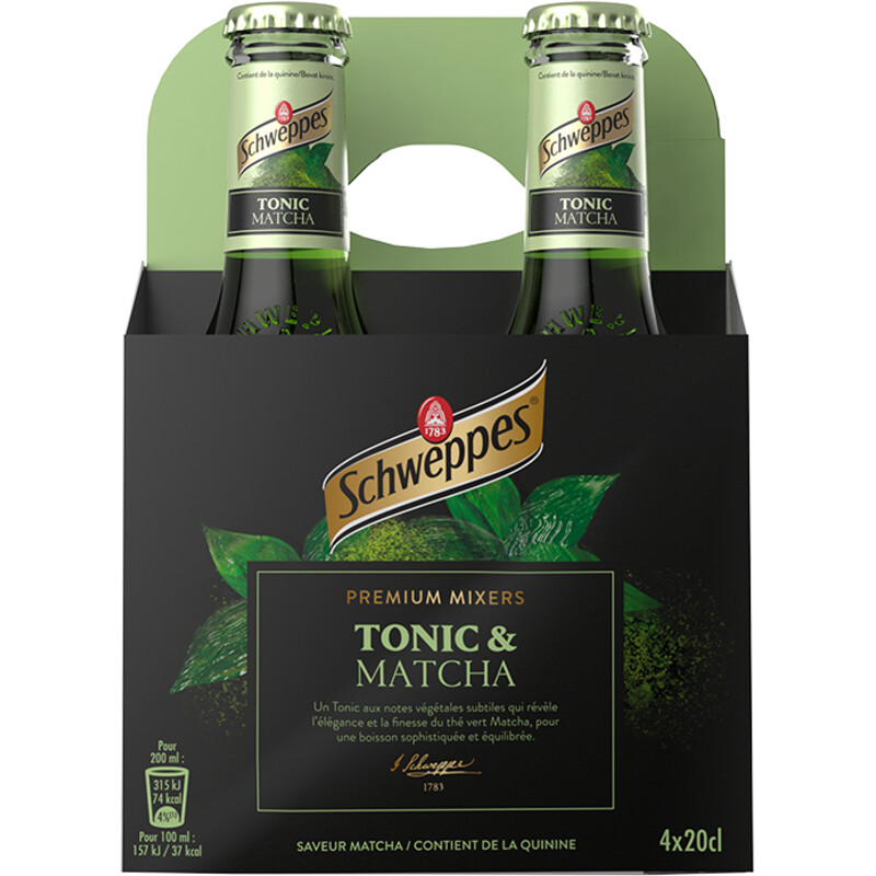 Een afbeelding van Schweppes Premium mixers Matcha 4pack Bel