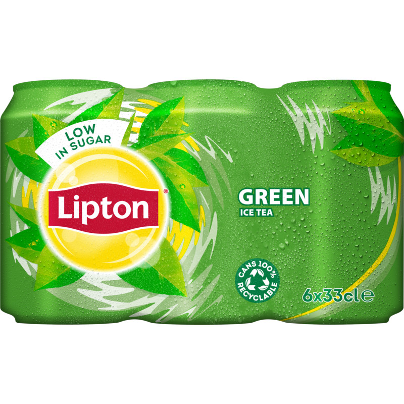 Een afbeelding van Lipton Green ice tea 6-pack