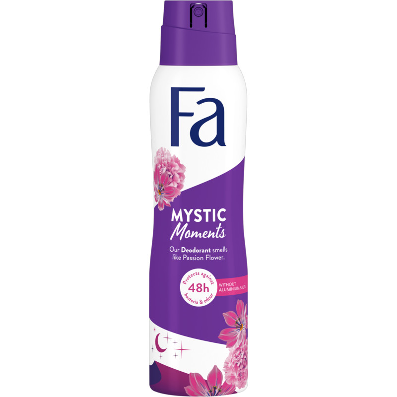 Een afbeelding van Fa Mystic moments deodorant spray