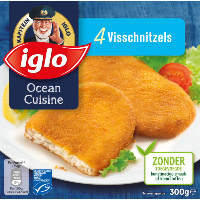 Een afbeelding van Iglo Ocean cuisine visschnitzels