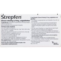 Een afbeelding van Strepfen Citroen en honing zuigtabletten