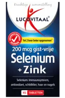 Lucovitaal Selenium + zink tabletten