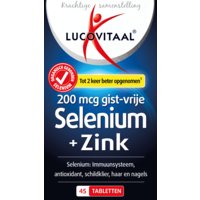 Een afbeelding van Lucovitaal Selenium + zink tabletten
