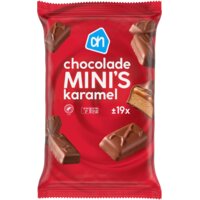 Een afbeelding van AH Chocolade mini's karamel