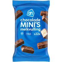Een afbeelding van AH Chocolade mini's met melkvulling