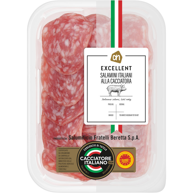 Een afbeelding van AH Excellent Salame cacciatore