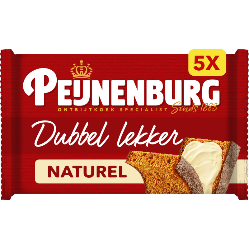 Een afbeelding van Peijnenburg Ontbijtkoek dubbel lekker naturel