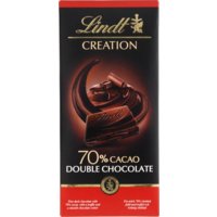 Een afbeelding van Lindt Creation dark 70% double chocolate