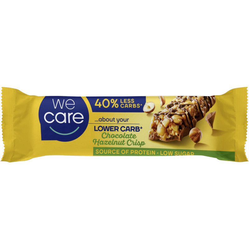 Een afbeelding van Wecare Lower carb chocolate hazelnut crisp