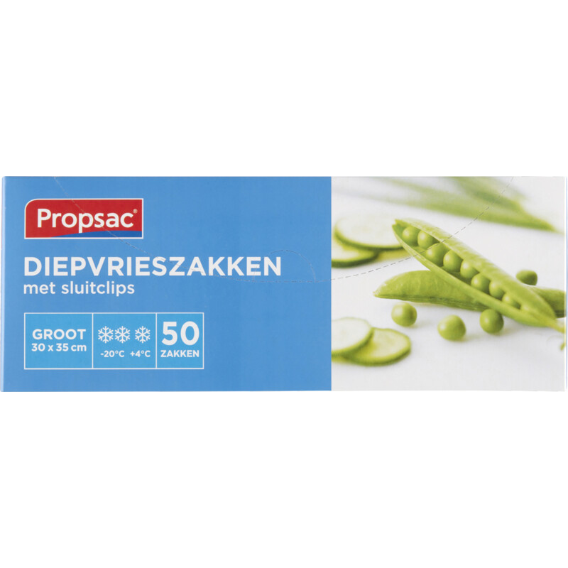 Een afbeelding van Propsac Diepvrieszakken groot