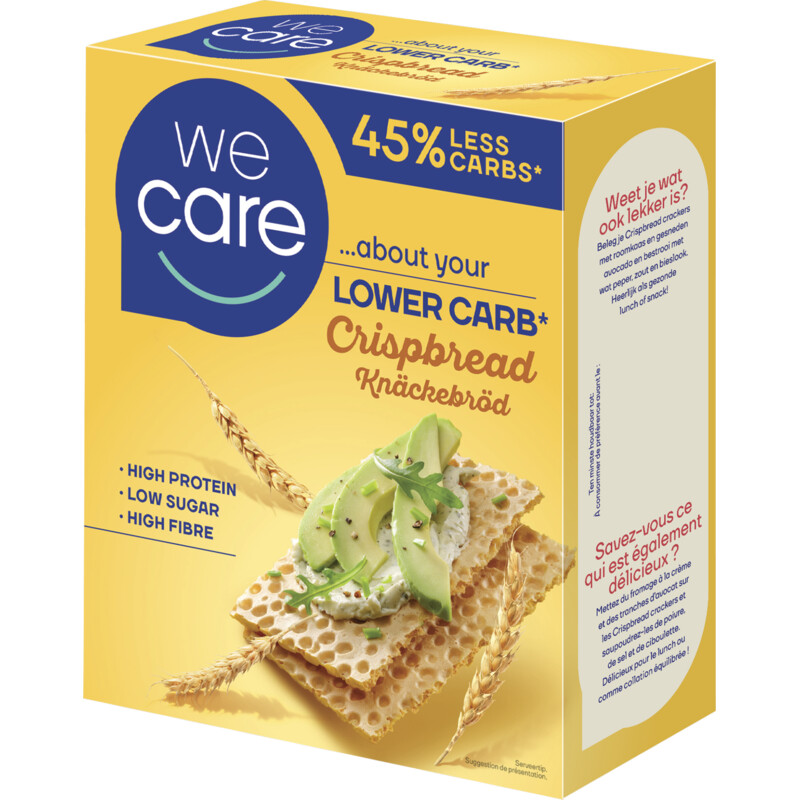 Een afbeelding van Wecare Lower carb crispbread