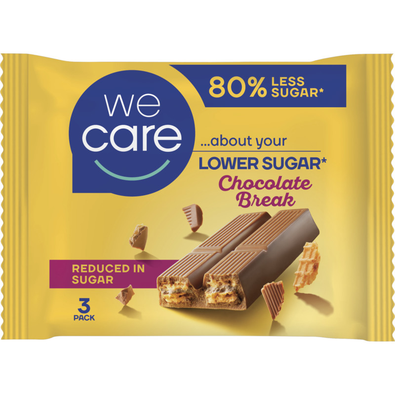 Een afbeelding van Wecare Lower carb chocolate break