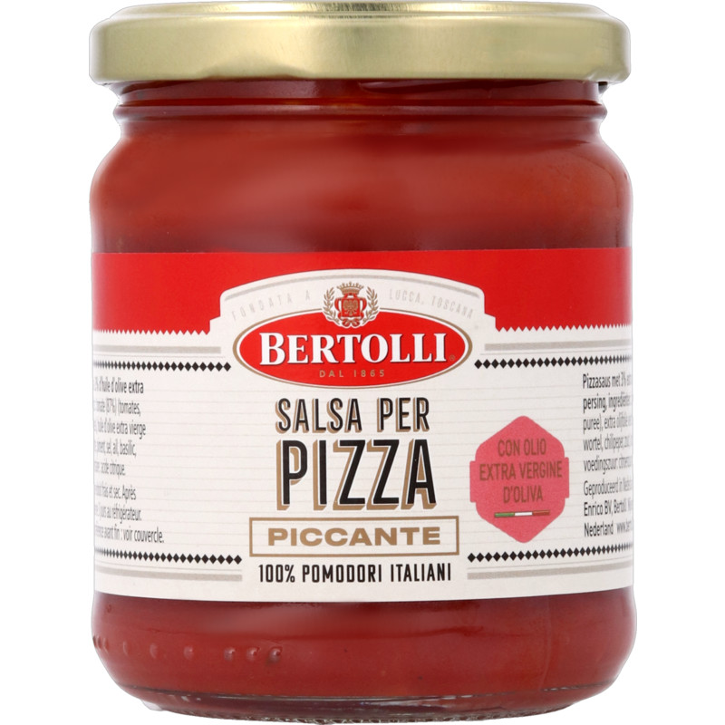 Een afbeelding van Bertolli Pizzasaus piccante