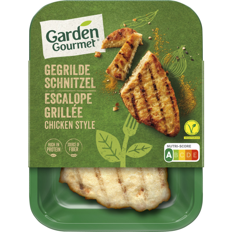 Een afbeelding van Garden Gourmet Gegrilde schnitzel
