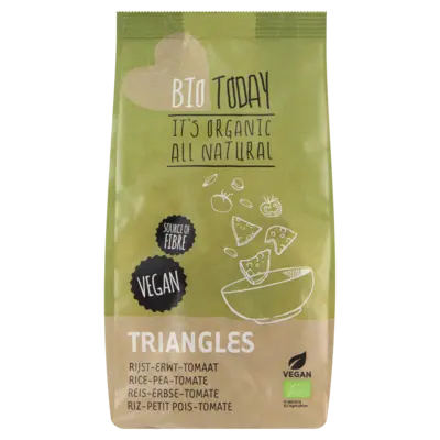 pdp-image-BioToday Triangles rice/pea/tom 80g bio
