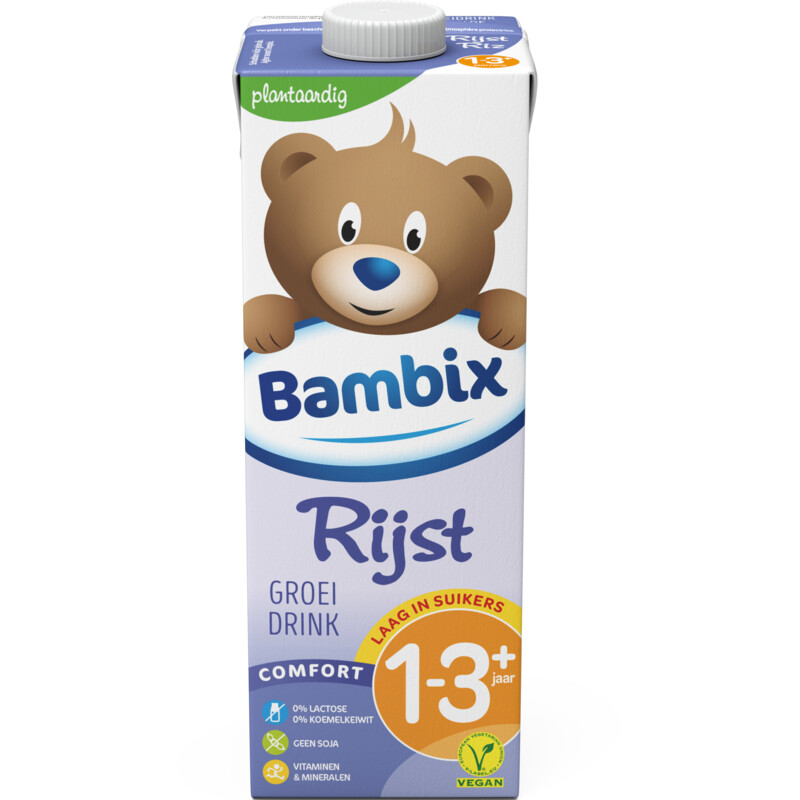 Een afbeelding van Bambix Groeidrink rijst bel