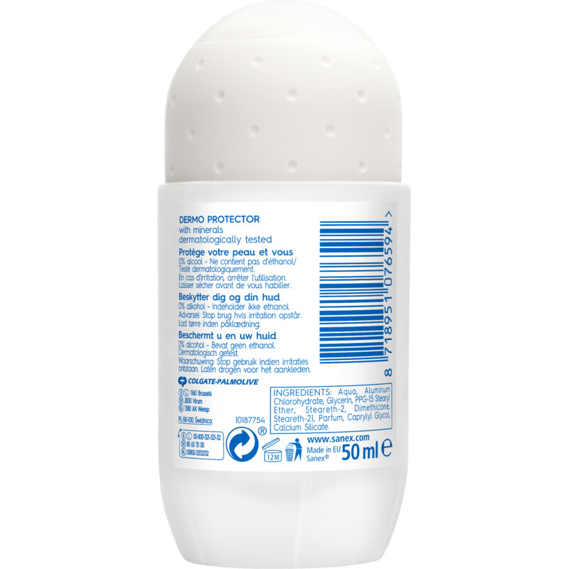 Een afbeelding van Sanex Dermo protector deodorant roller