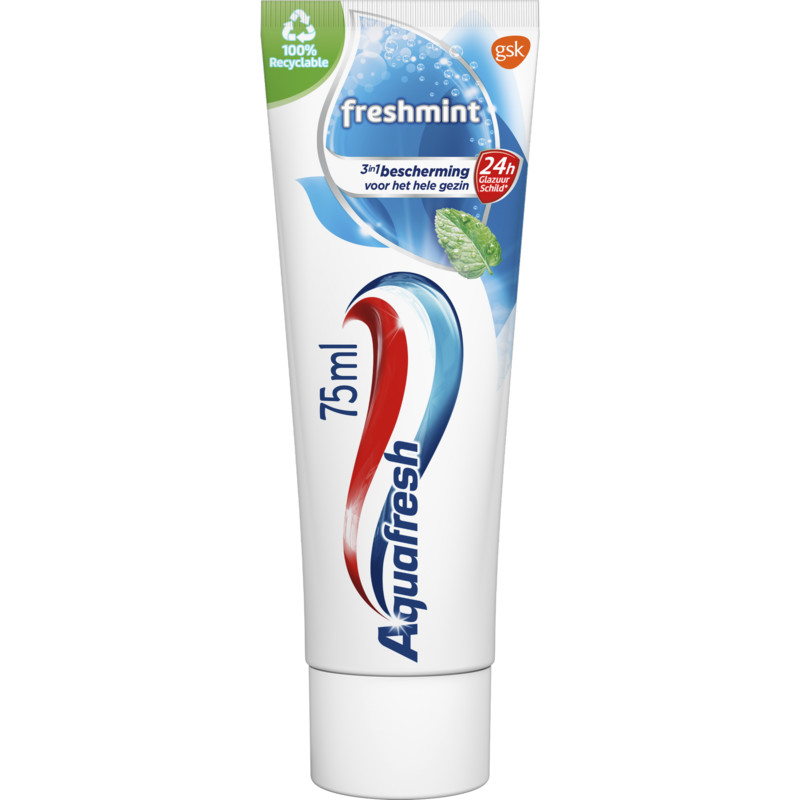 Een afbeelding van Aquafresh Freshmint 3-in-1 bescherming tandpasta