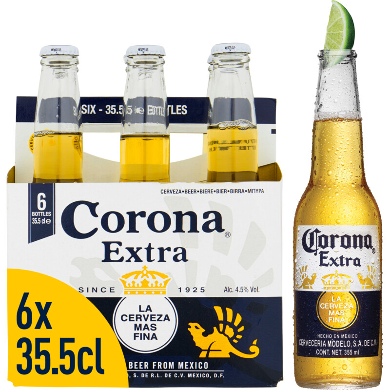 Corona Extra pils 6pack bestellen ah.nl