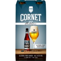 Een afbeelding van Cornet Oaked alcoholfree 4-pack
