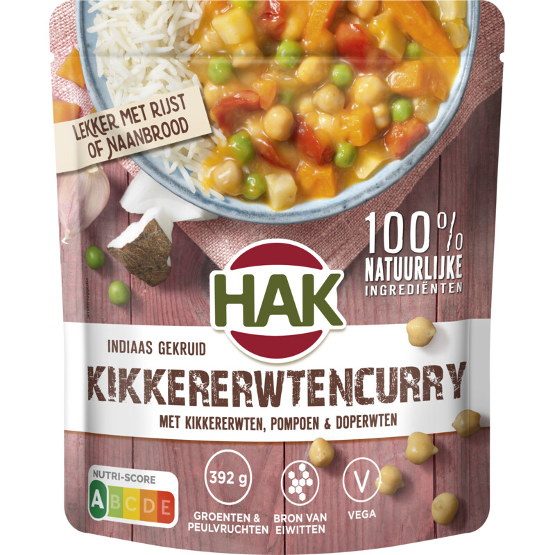 Een afbeelding van Hak Kikkererwtencurry