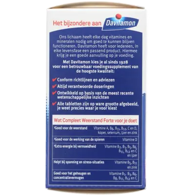 pdp-image-Davitamon Compleet weerstand forte kauwvitamines