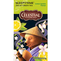 Een afbeelding van Celestial Seasonings Sleepytime decaf lemon jasmin green tea