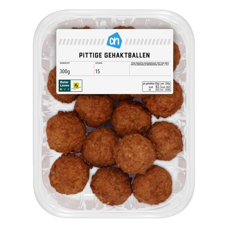 AH Pittige balletjes