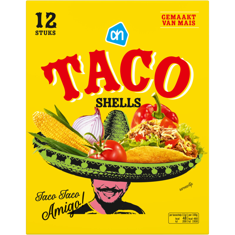 AH Taco schelpen bestellen Albert Heijn