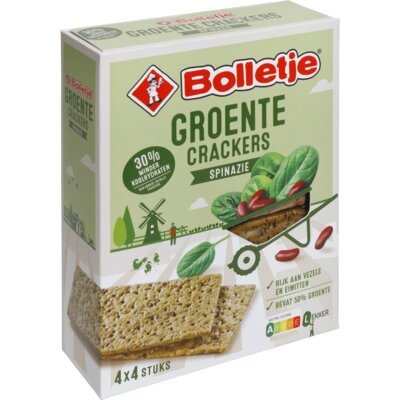 pdp-image-Bolletje 50% groente crackers spinazie