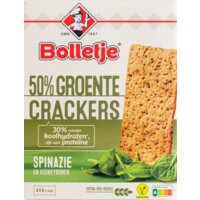 Een afbeelding van Bolletje Groentecrackers spinazie