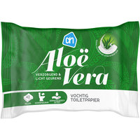 Een afbeelding van AH Vochtig toiletpapier alo vera