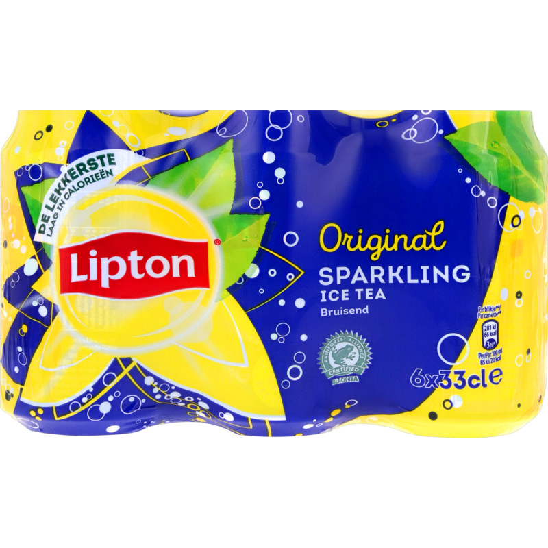 Een afbeelding van Lipton Ice tea sparkling 6-pack
