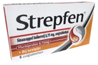 Strepfen Sinaasappel zuigtabletten