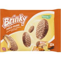 Een afbeelding van Brinky Choco fourré vanillesmaak volkorentarwe