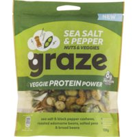 Een afbeelding van Graze Seasalt & peper veggie protein power