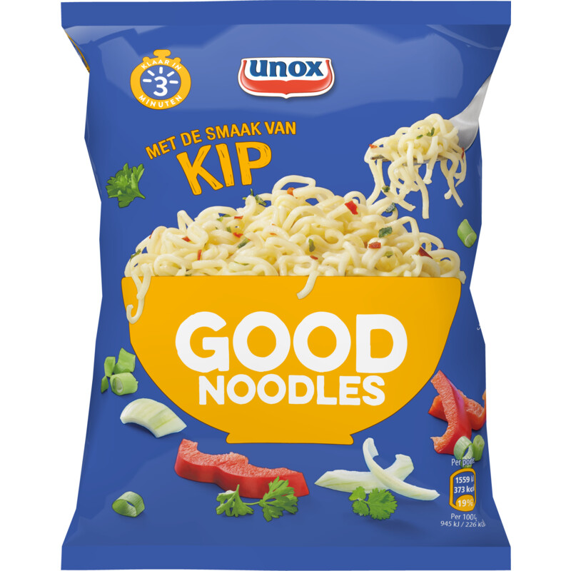Een afbeelding van Unox Good noodles kip