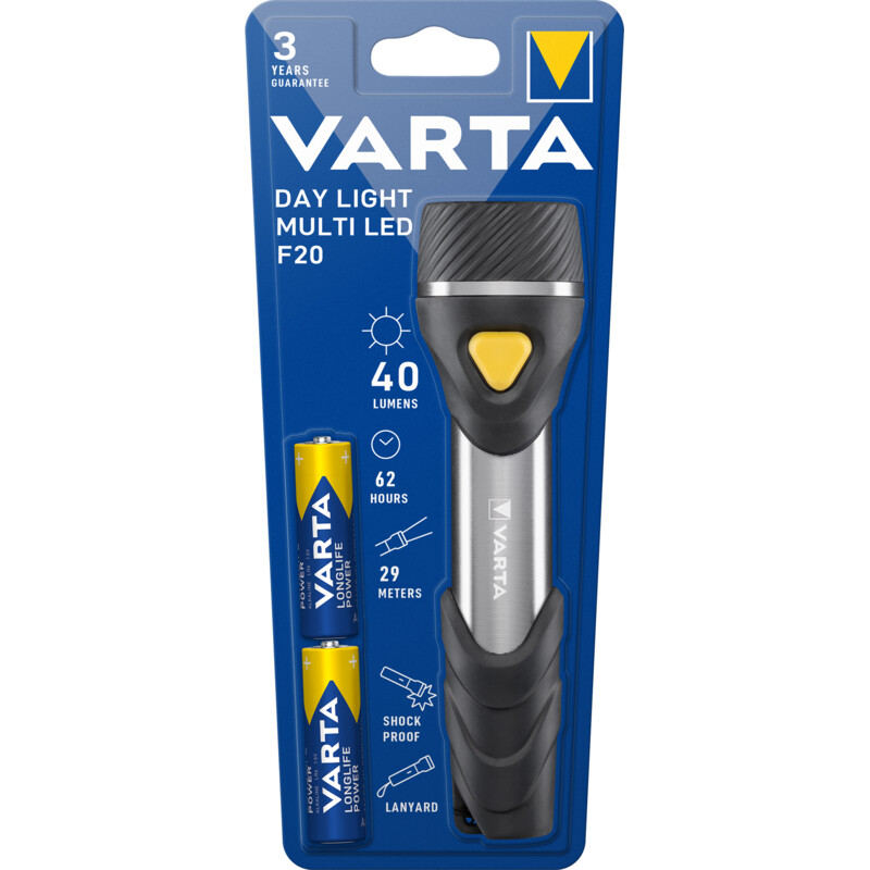 Een afbeelding van Varta Day light multi led zaklamp f20