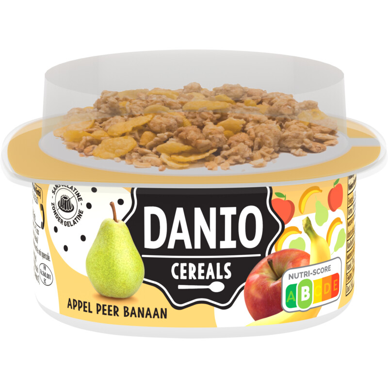 Een afbeelding van Danio Cereals appel peer banaan bel