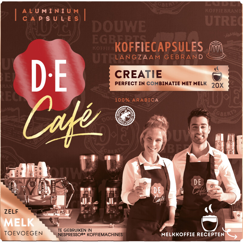 Douwe Egberts Cafe creatie koffiecapsules bestellen Albert Heijn
