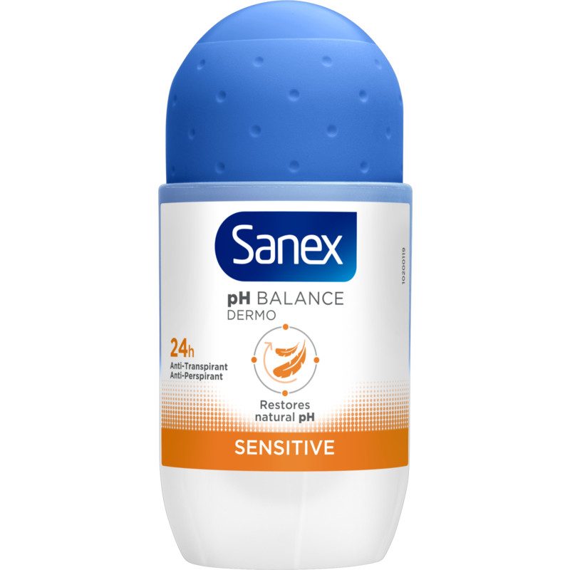 Een afbeelding van Sanex Dermo sensitive deodorant roller