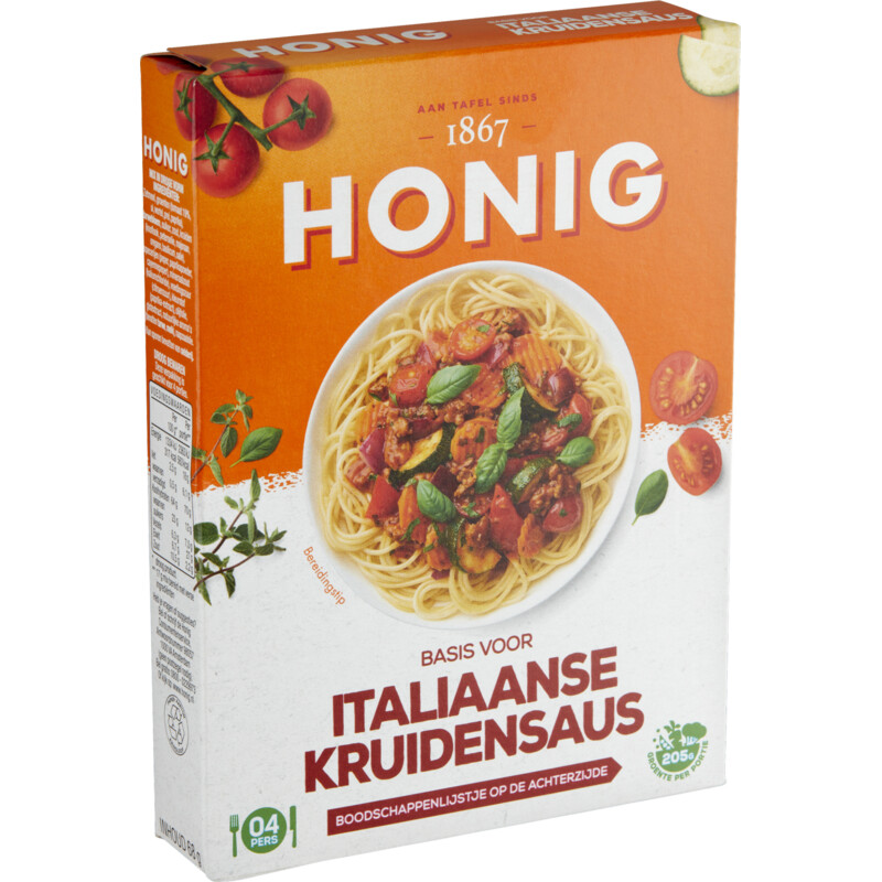 Een afbeelding van Honig Basis voor italiaanse kruidensaus