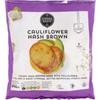 Een afbeelding van Strong roots Cauliflower hashbrowns