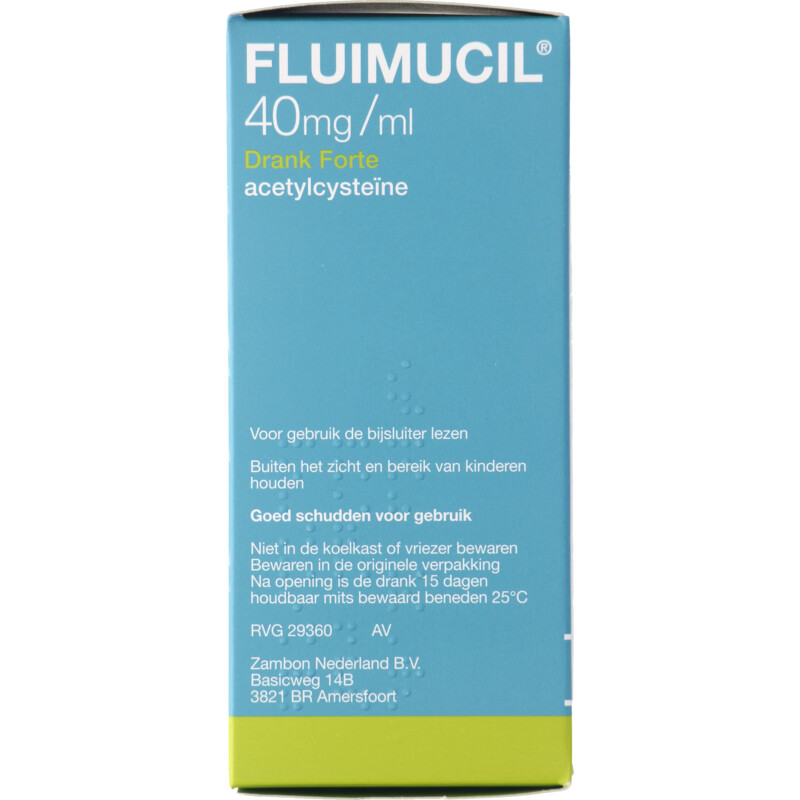 Een afbeelding van Fluimucil 40 mg/ml drank forte