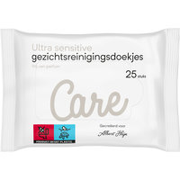 Een afbeelding van Care Ultra sensitive gezicht reinigingdoekjes