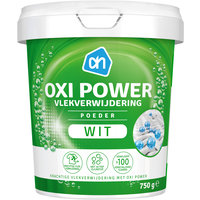 Een afbeelding van AH Oxi power poeder vlekverwijdering wit