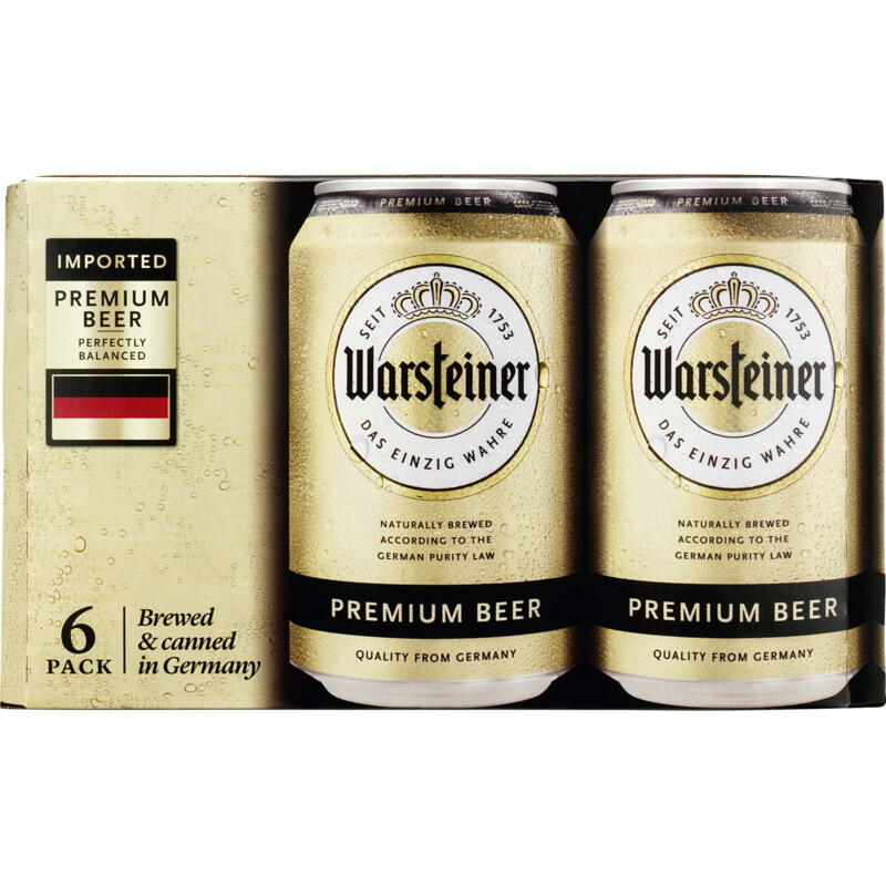 Een afbeelding van Warsteiner Pilsener 6-pack