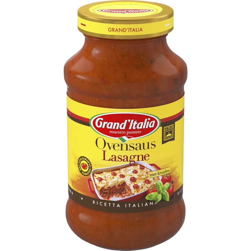 Een afbeelding van Grand' Italia Ovensaus lasagne